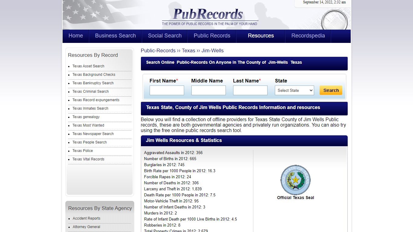 Jim Wells County, Texas Public Records